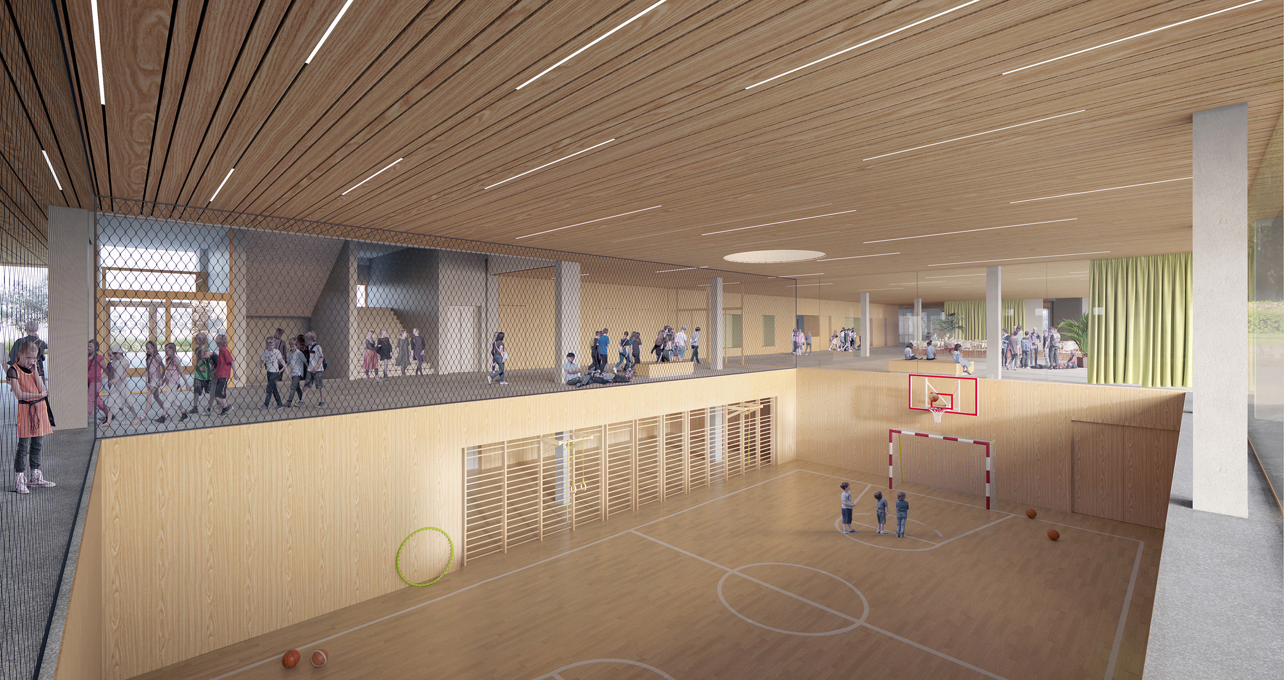 Rendering zum neuen Bildungscampus Puntigam © Franz und Sue ZT GmbH Rendering zum neuen Bildungscampus Puntigam