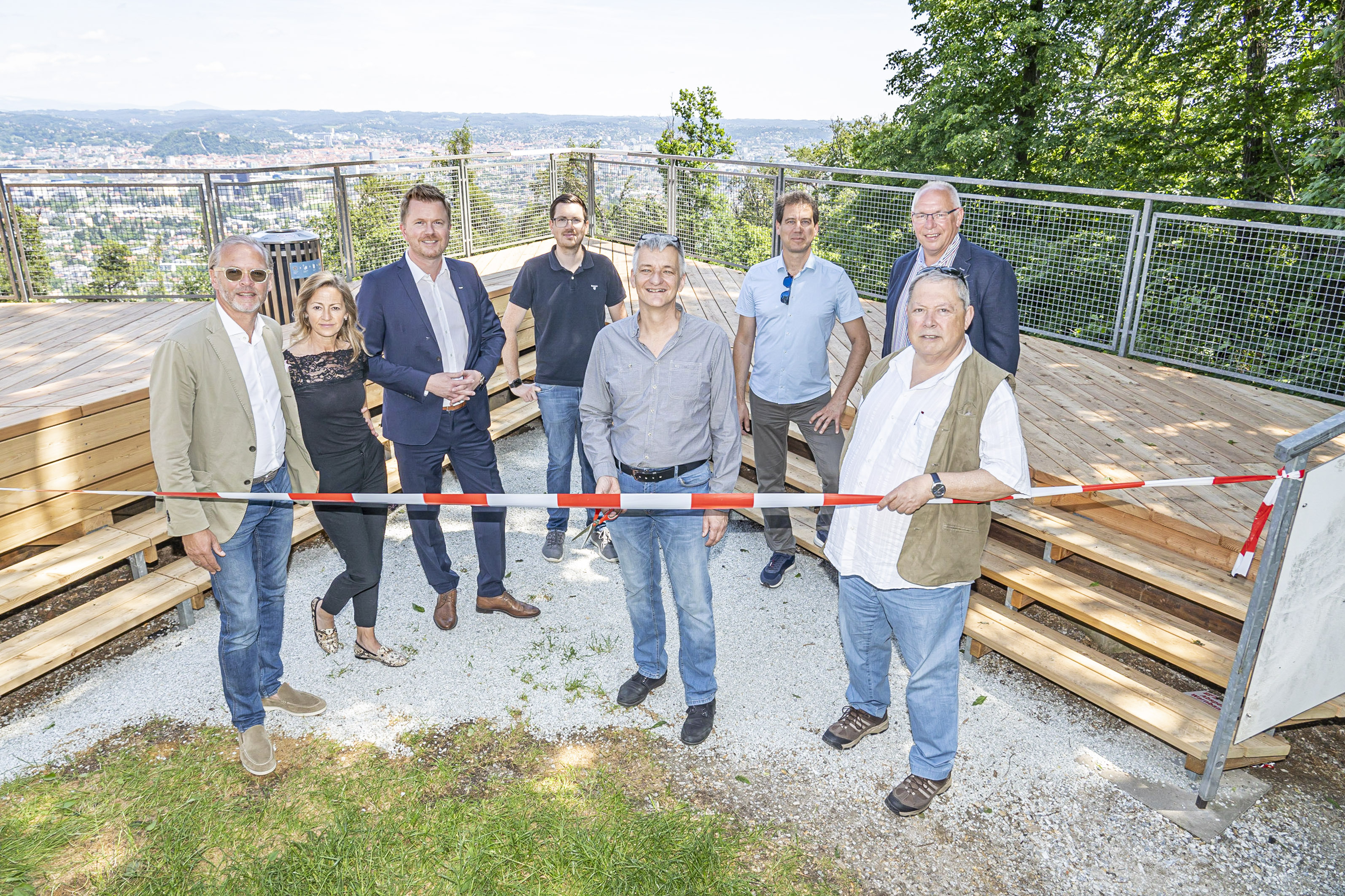 Gruppenfoto GBG, Stadtrat, Sponsoren