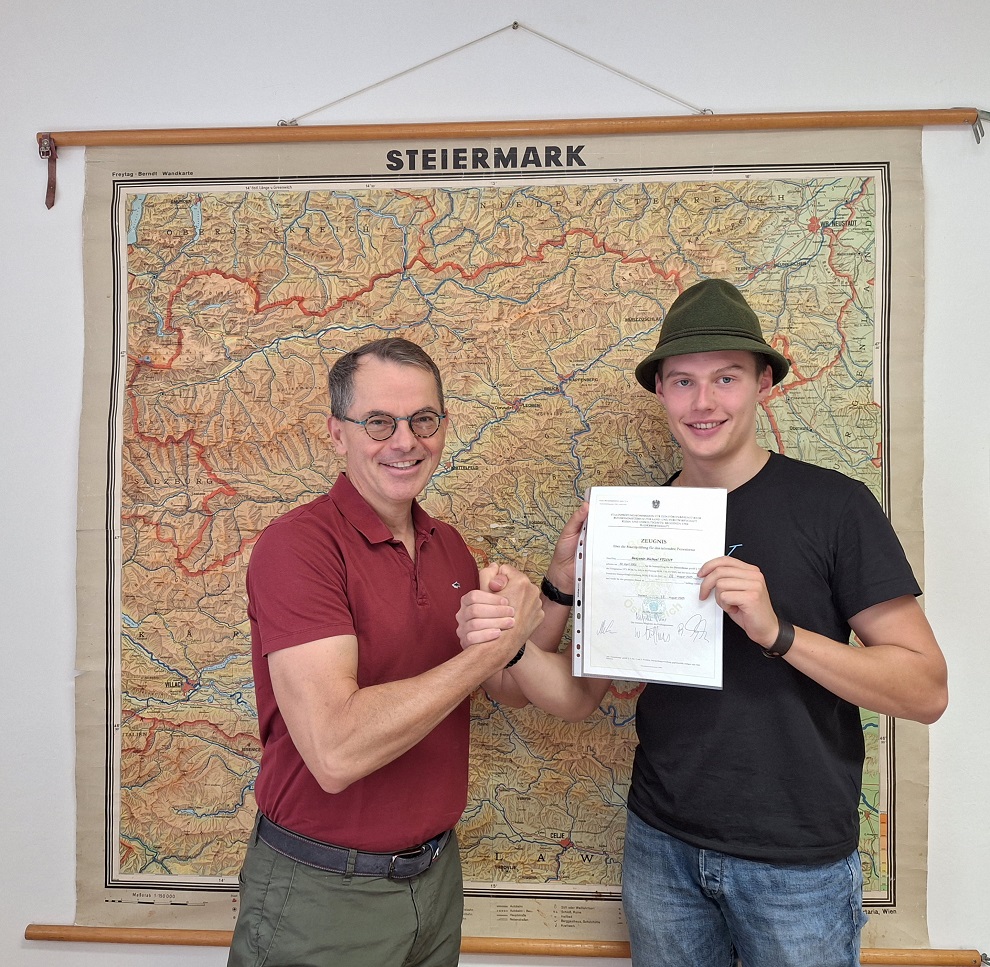 V.l.: Günter Hirner, Benjamin Feicht