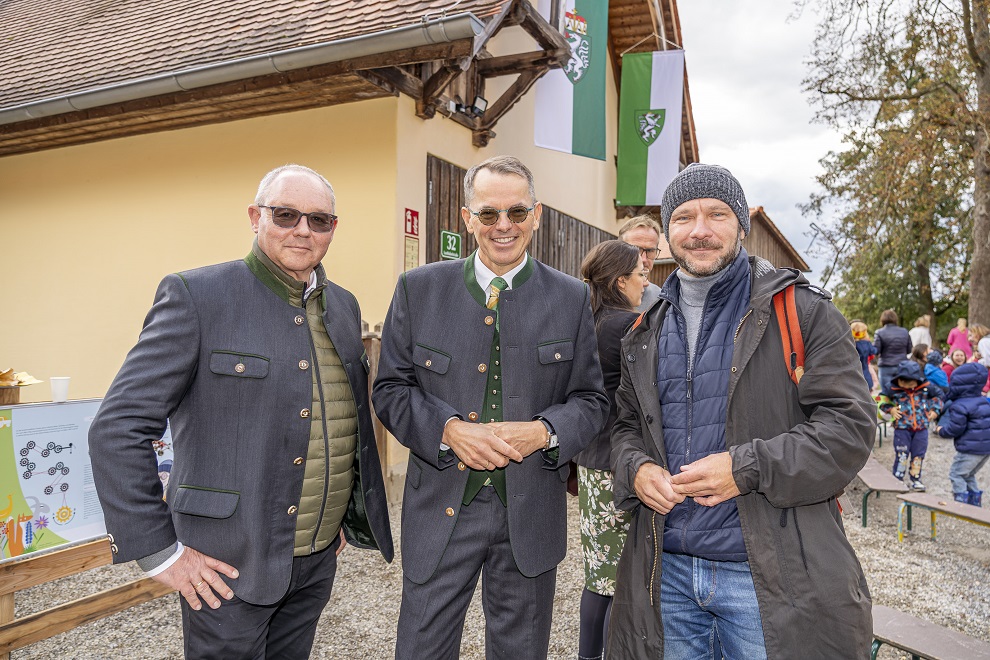 v.l.: Ofö. Ing Peter Bedenk, GBG-GF Mag. Günter Hirner, M.Eng., Mag. Markus Schabler