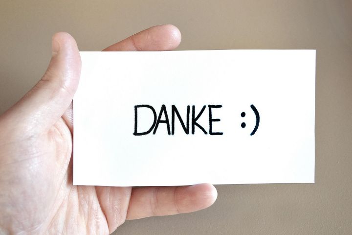 Symbolbild: Danke