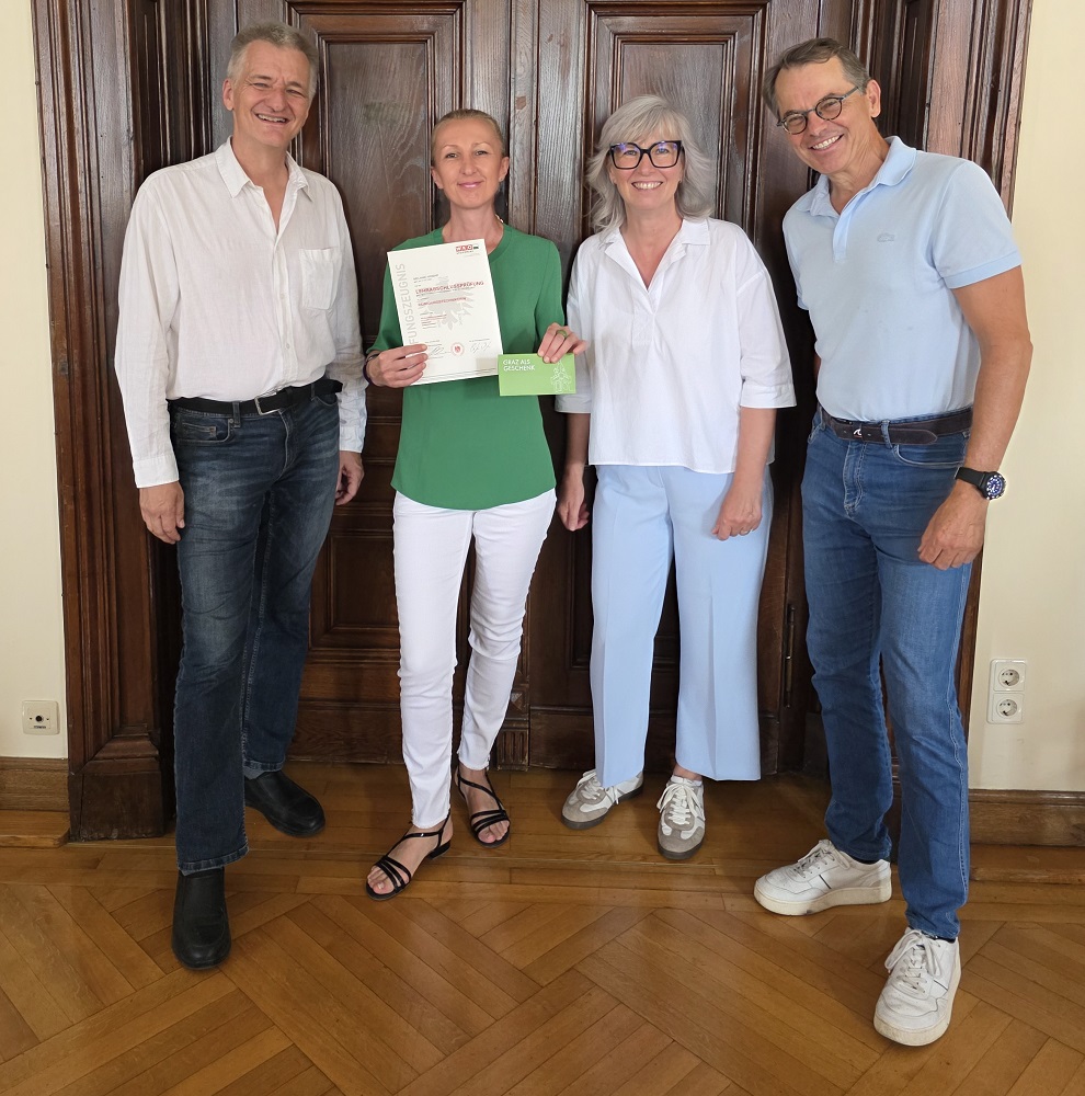 v.l.: Manfred Eber, Filipan Vlatka, Dana Sladek-Andraschko, Günter Hirner © GBG/Georg Königshofer v.l.: Manfred Eber, Filipan Vlatka, Dana Sladek-Andraschko, Günter Hirner